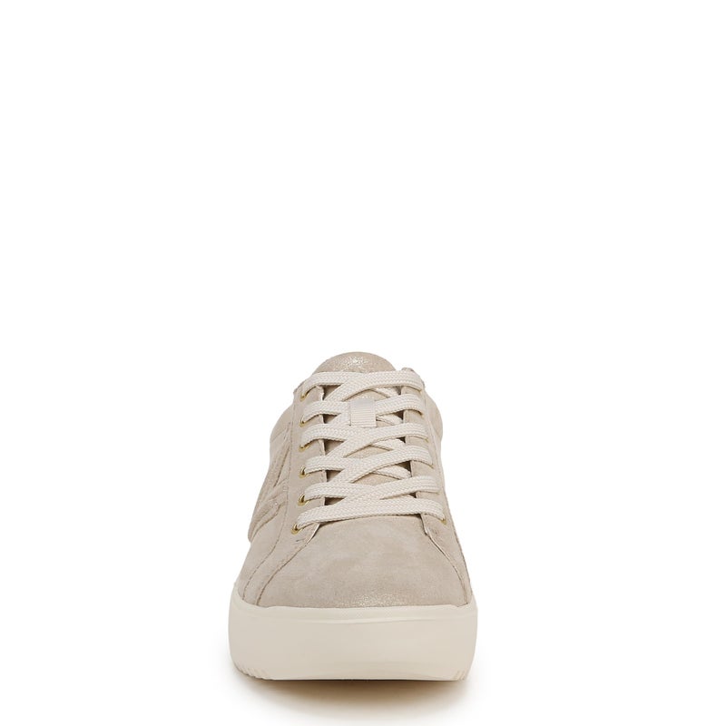 Vionic Womens Kearny Lace Up Sneaker Gold Metal Leather 8.5 M - Image 3