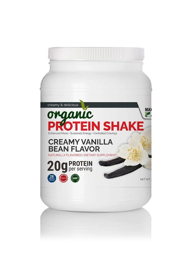 Maximum Slim Organic Protein Shake - Creamy Vanilla Bean Flavor - Image 1