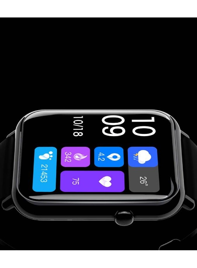 S9 Smart Watch with Bluetooth Calling Heart Rate Monitoring and Blood Pressure Tracker for Men's Health and Sports - Image 2