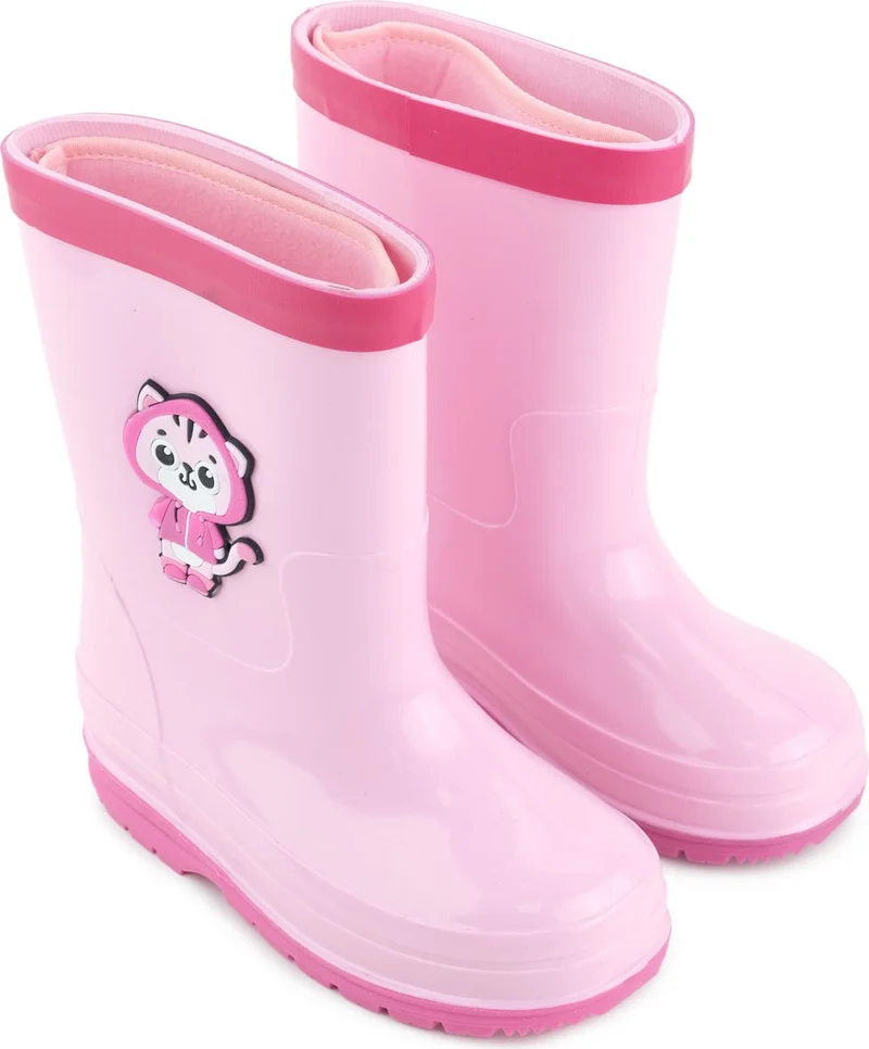 Gezer Girls Winter Waterproof Rain Boots with Removable Additional Socks