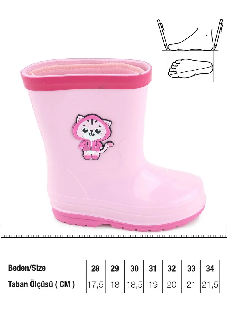Gezer Girls Winter Waterproof Rain Boots with Removable Additional Socks