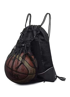 Arabest Drawstring pocket backpack, men's and women's outdoor travel sports backpack, basketball football swimming riding bag  - Image 1
