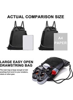Arabest Drawstring pocket backpack, men's and women's outdoor travel sports backpack, basketball football swimming riding bag  - Image 4