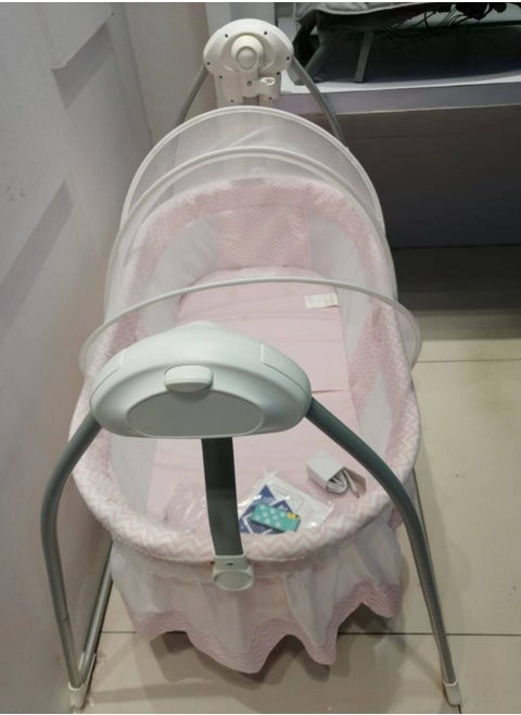 Sleeping Cradle Electric Baby Swing Bed with Toys