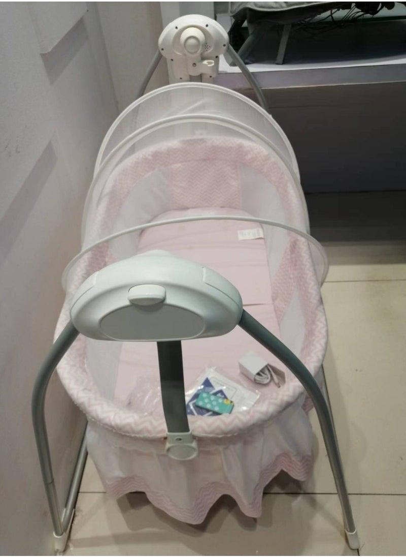 Sleeping Cradle Electric Baby Swing Bed with Toys