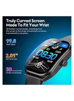 Lenyes 2.01 Inch Curved Screen Smart Watch HD Bluetooth Call Sport Fitness Tracker Waterproof Smartwatch For Men Women  - Image 4