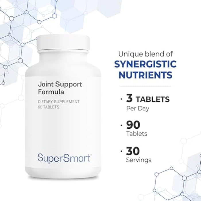 Supersmart - Joint Support Formula - with Glucosamine, Chondroitin, Hyaluronic Acid & MSM | Non-GMO & Gluten Free - 90 Tablets - Image 5