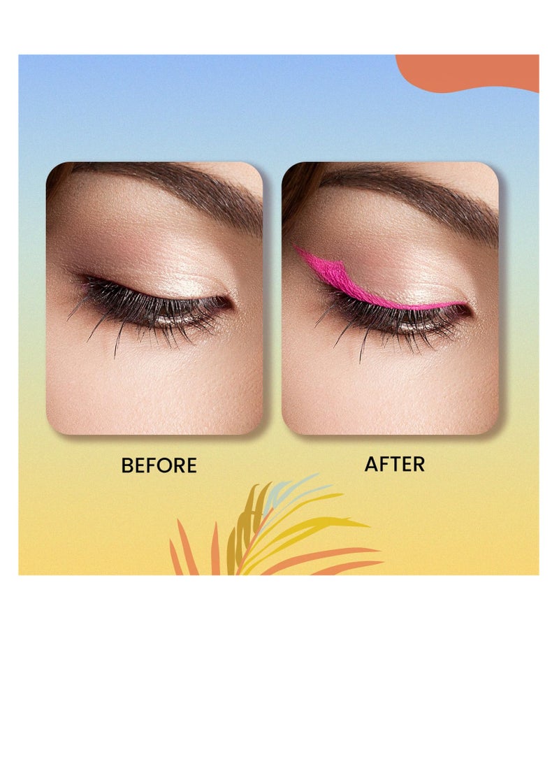 Swiss Beauty - Swiss Beauty Colour Me Bright Matte finish Sketch Eyeliner with soft pen tip applicator  Quick Drying  Waterproof smudge proof eyeliner  Shade  0.7ml - Image 1
