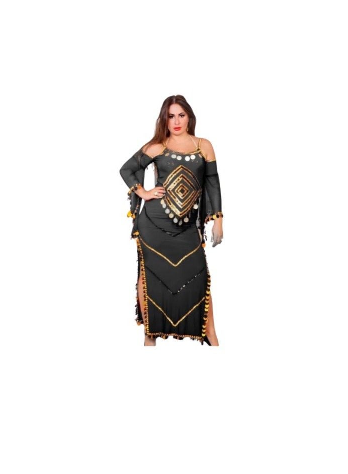 Elegant and Attractive Belly Dance Costume with a Unique and Stunning Design.