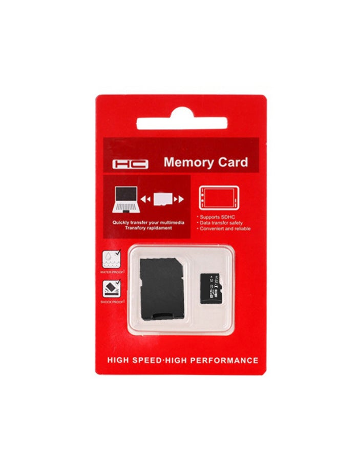 High-speed Memory Card 32G Mobile Phone TF Card 8G Expansion 64G Upgrade 1T Recorder Monitoring Memory Card-Color:Red Double Card Packaging-Capacity:4GBC10 High-speed Version - Image 1
