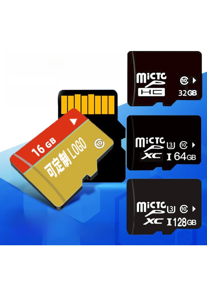 High-speed Memory Card 32G Mobile Phone TF Card 8G Expansion 64G Upgrade 1T Recorder Monitoring Memory Card-Color:Red Double Card Packaging-Capacity:4GBC10 High-speed Version - Image 2