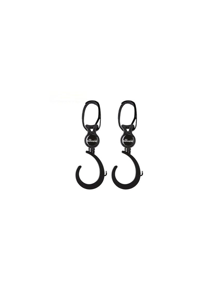 TEKNUM Double Baby Stroller With Hooks - Grey  - Image 2