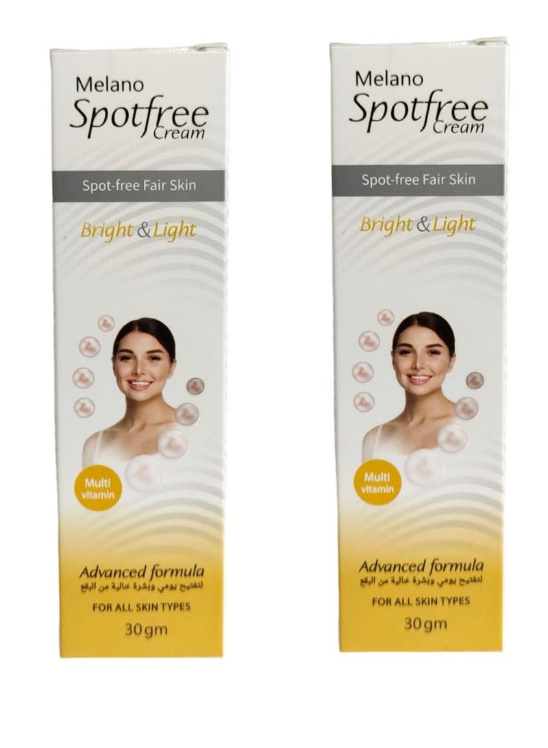 Two Pieces of Spot Free Cream Advance Formula 2*30g