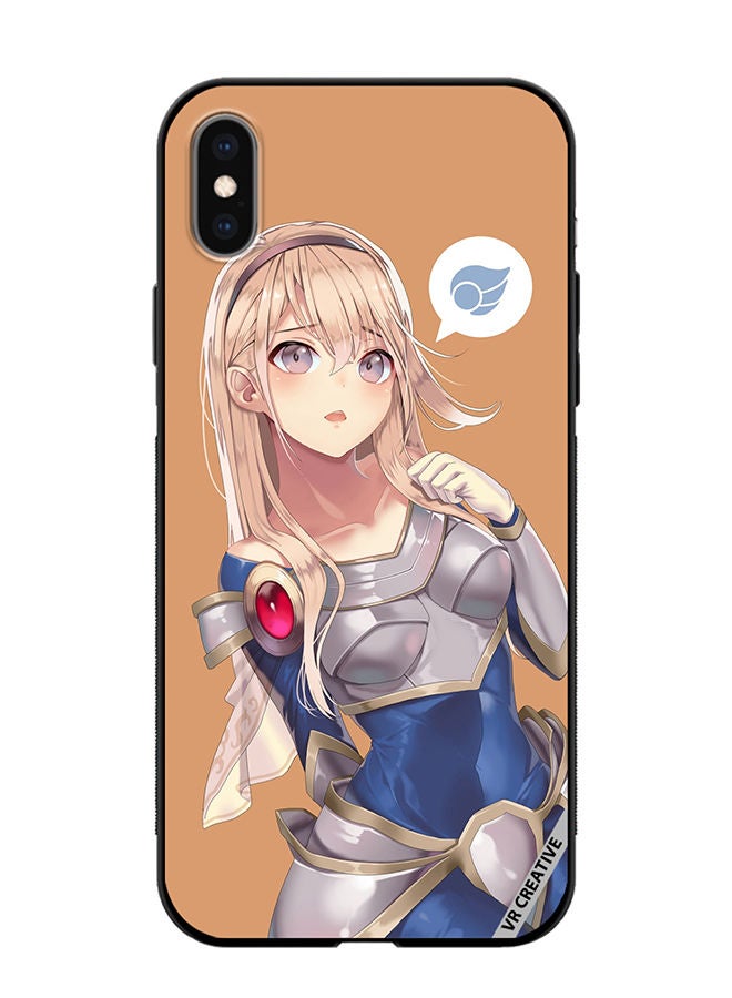VR CREATIVE Protective Case Cover For Apple iPhone XS Max League Of Legends Anime Girl Design Multicolour  - Image 1