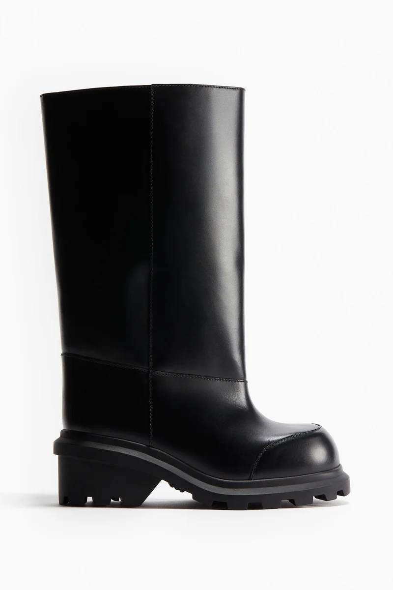 H&M Chunky leather boots