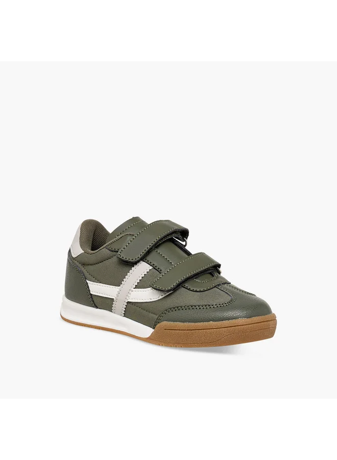 ال بي ال من شو اكسبرس Boys Panelled Sneakers with Hook and Loop Closure