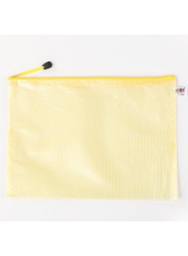 جوهان حقيبة ملفات A4 مضلعة ومبطنة متعددة المقاسات بحزام سحاب، حقيبة تخزين مكتبية، حقيبة قرطاسية طلابية للتصنيف - Image 1