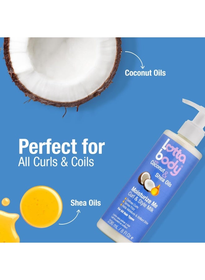 Lottabody Coconut & Shea Oils Moisturize Me Curl & Style Milk - Image 3