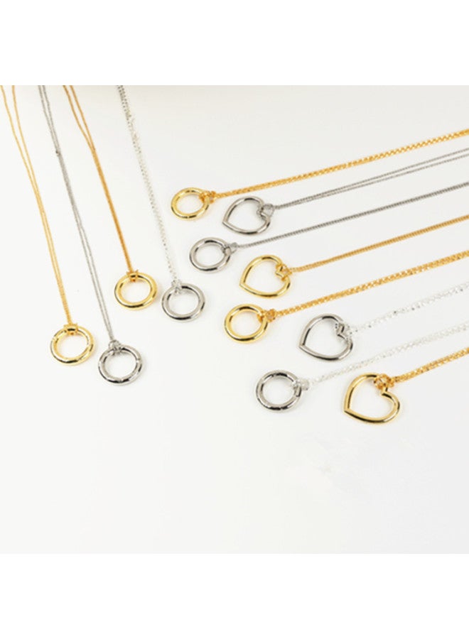 Magic Toys Tomorrow Ring Seamless Small Magic Knot Wedding Magic Ring Props Wholesale-Color:Seamless Silver Engraving Necklace  - Image 2