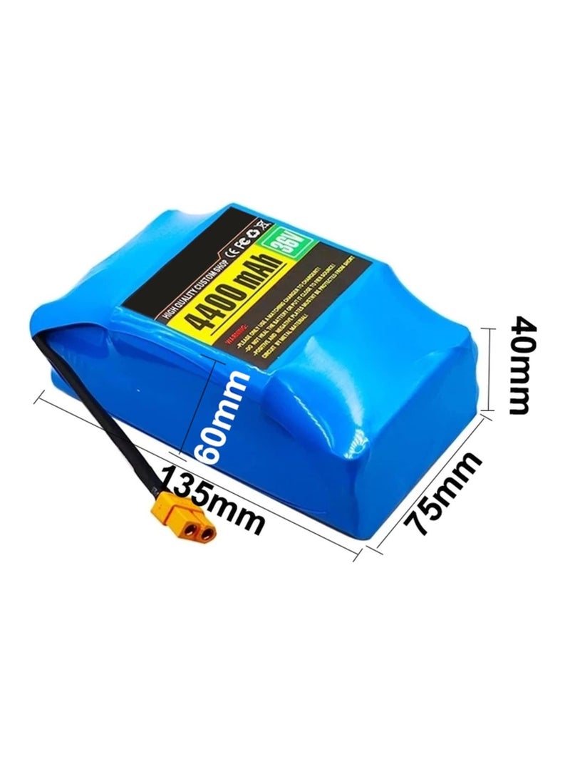 TIGER - 10S2P 36V Electric Scooter Lithium Battery Pack, 36V 4.4Ah Lithium-ion Battery for Hoverboards, Twist Cars, and Scooters, Premium 18650 Cells, XT60 Plug, Long-Lasting Performance, Compact, and Efficient Power Solution - Image 1