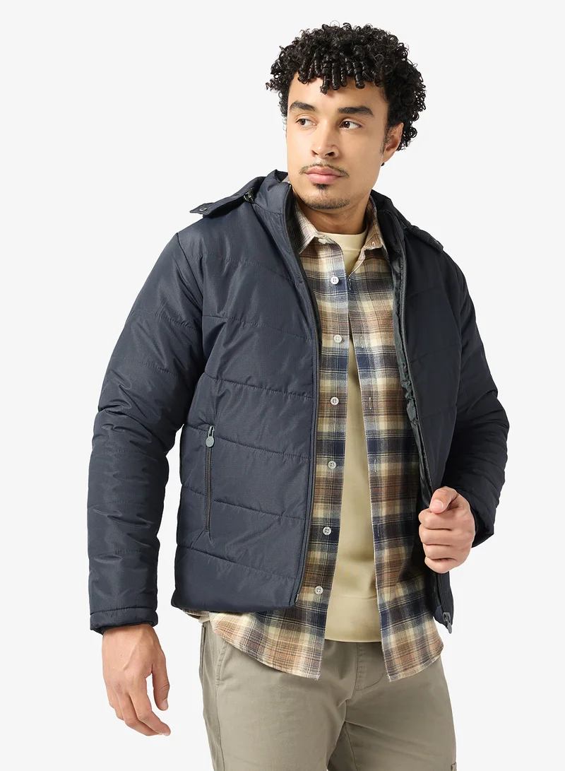 سفنتي فايف جاكيت منتفخ بغطاء رأس