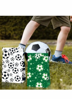 KASTWAVE Paper Party Gift Bags, 12 Pcs Soccer Party Favors Set, Candy Bags for Boys Kids Party Favor Supplies Decorations, Theme Birthday Party, Baby Party supplies Food Bags  - Image 3