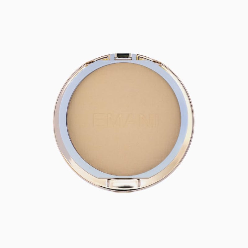 Emani Flawless Matte Powder Foundation â€“ Mineral Compact Makeup for Sensitive Skin, Buildable Coverage, Shine Control, Long-Lasting Finish Up for Sensitive Skin and Oil Control, Linen - Image 2