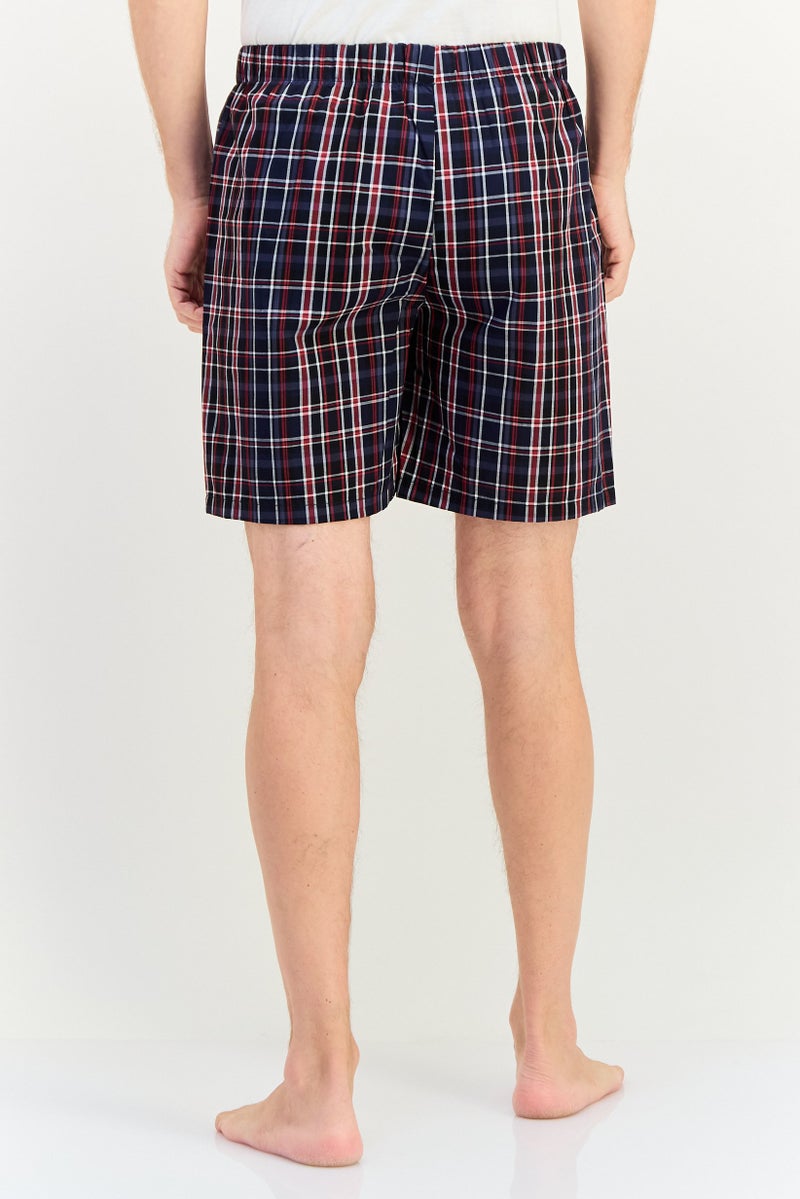 English Laundry Men 2 Piece Checkered Basic Sleepwear Shorts, Multicolor - Image 2