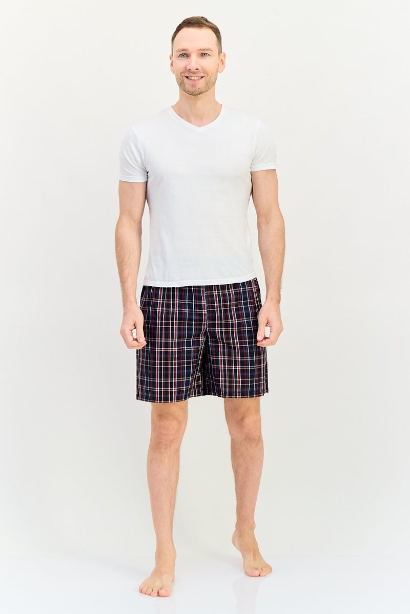 English Laundry Men 2 Piece Checkered Basic Sleepwear Shorts, Multicolor - Image 4