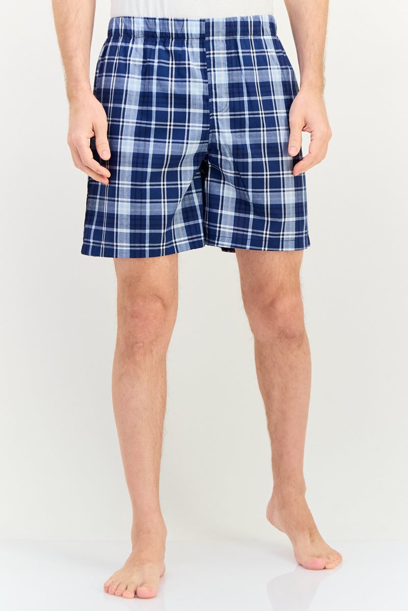 English Laundry Men 2 Piece Checkered Basic Sleepwear Shorts, Multicolor - Image 3