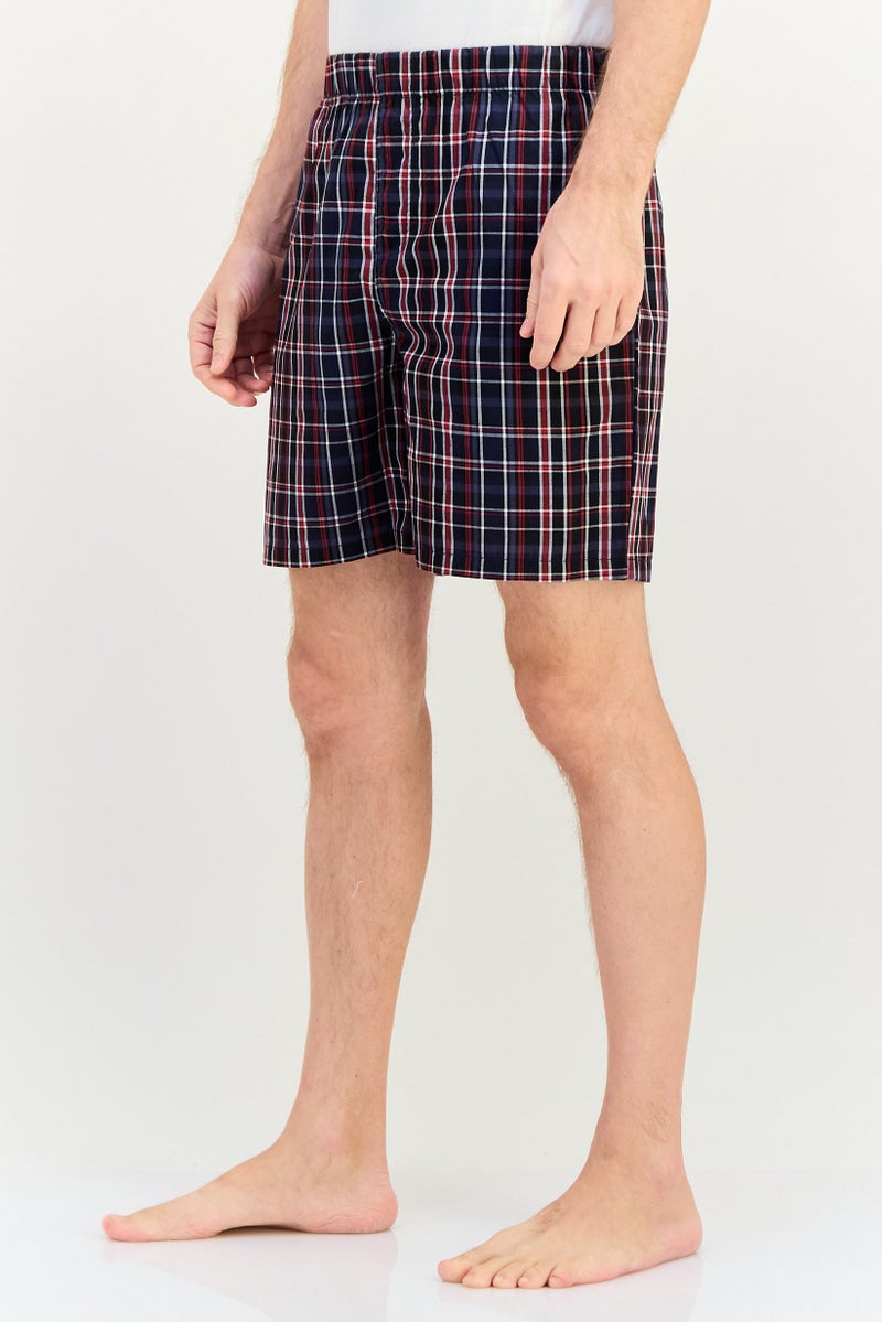 English Laundry Men 2 Piece Checkered Basic Sleepwear Shorts, Multicolor - Image 5