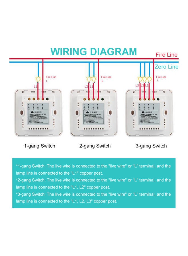 NIBEMINENT Wiring Remote Switch White  - Image 5