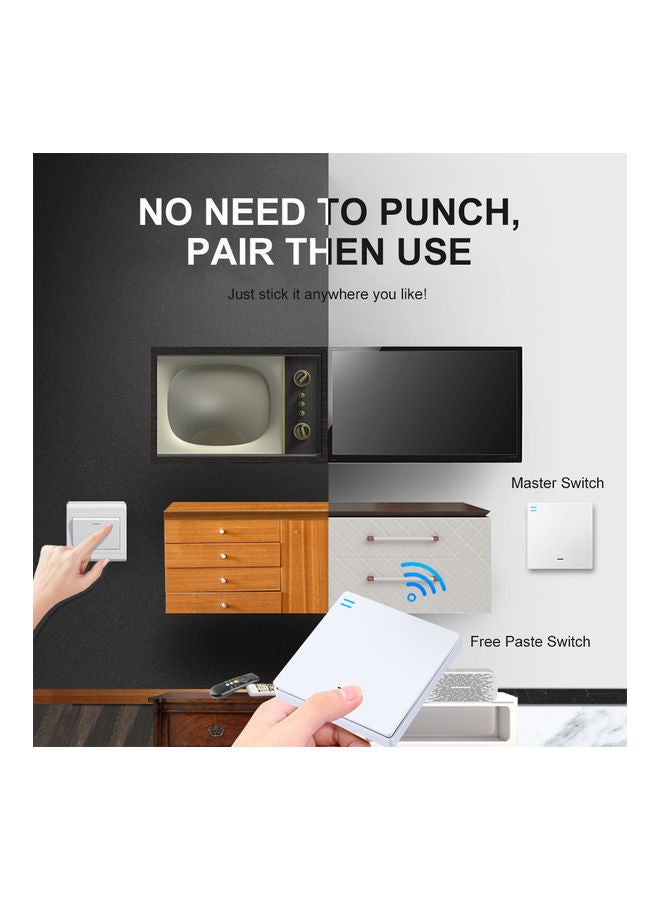 NIBEMINENT Wiring Remote Switch White  - Image 4