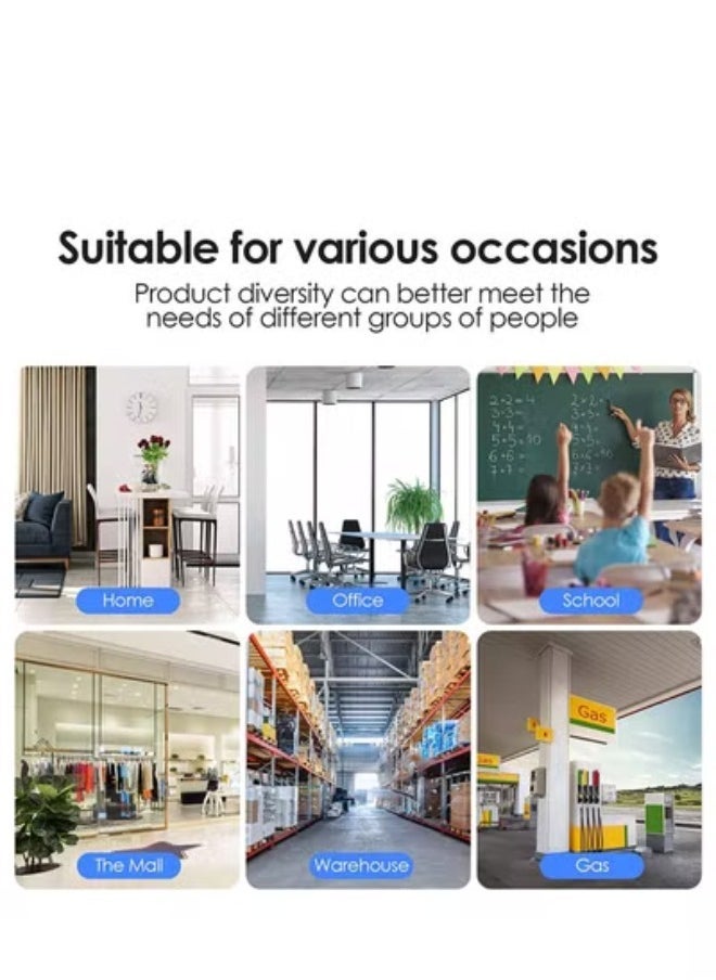 DUSALA 1080P Security Wireless Camera, Light Bulb Security Camera 360 Degree 2.4GHz & 5G WiFi IP Camera for Home Indoor Outdoor Security, Human Motion Detection and Alarm Two Way Talk - Image 2