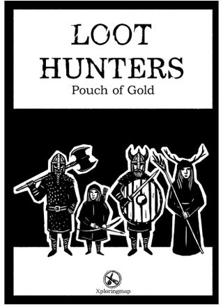 Loot Hunters - Pouch of Gold: A system-neutral supplement for any RPG. B&W fantasy tabletop maps and art. Ready adventures and random tables. - pzsku/Z2812AD802865708C3DDCZ/45/1747731016/613451f3-f552-4fb0-aa67-45e879c02ffb