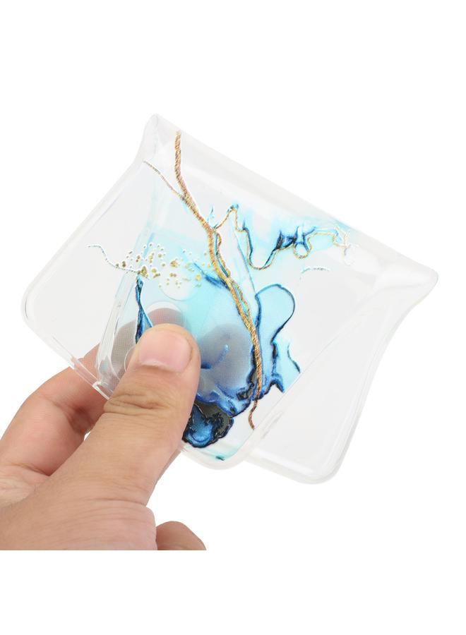 اس-توب جراب لهاتف iPhone 15 Pro بنمط رخامي مجوف من مادة TPU بحافة مستقيمة - Image 3