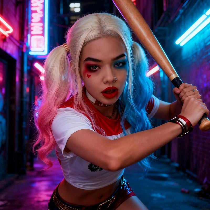 Mysense طقم طلاء الوجه من ميسنس لعيد الهالوين، مكياج تنكر للحفلات للنساء والفتيات والأطفال، كريم طلاء الوجه والجسم القابل للمزج، أقلام كحل سائلة حمراء، مجموعة ملحقات طوابع القلم - Image 2