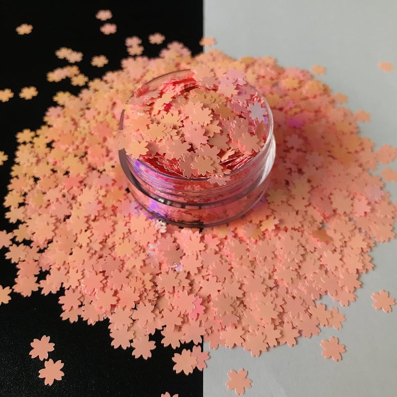 PrettyG 10 Grams/Pack - Sakuras Sequins Glitter - Festival Rave Beauty Makeup Face Body Nail Art Decoration C18RF