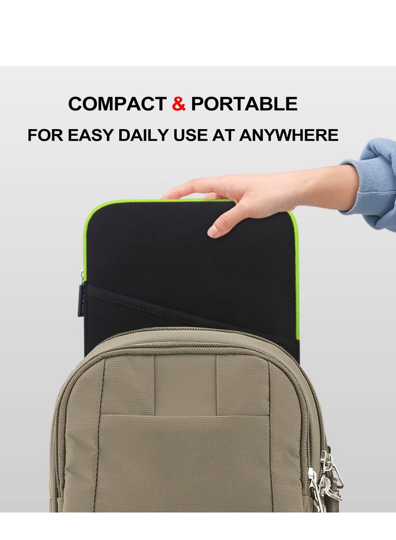 Excefore 9-11 Inch Tablet Carrying Case, Padded Protective Travel Sleeve Bag for iPad Pro 11 (2022-2018), 10.9 (10th Gen), Air (5/4th Galaxy Tab A8/A7/S8/S7, Green - Image 5