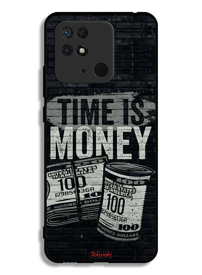 Tolwak Xiaomi Redmi 10C Protective Case Cover Time Is Money - Image 2