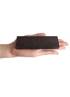NA Tzong 2Pcs Black Ebony Lumber Wood Timber Handle Plate for Music Instruments DIY Tools 3 8 x1.5 x5  - Image 5