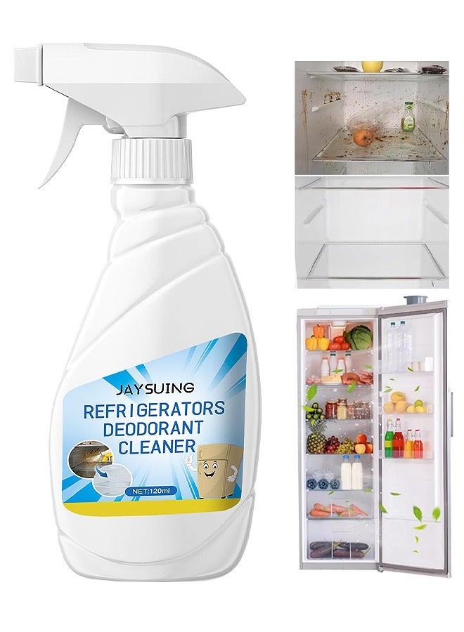 Jaysuing Refrigerator Deodorizing Cleaner, Deep Cleans Stubborn Dirt And Dilute Odor Refrigerator Cleaner 120ML - Image 1