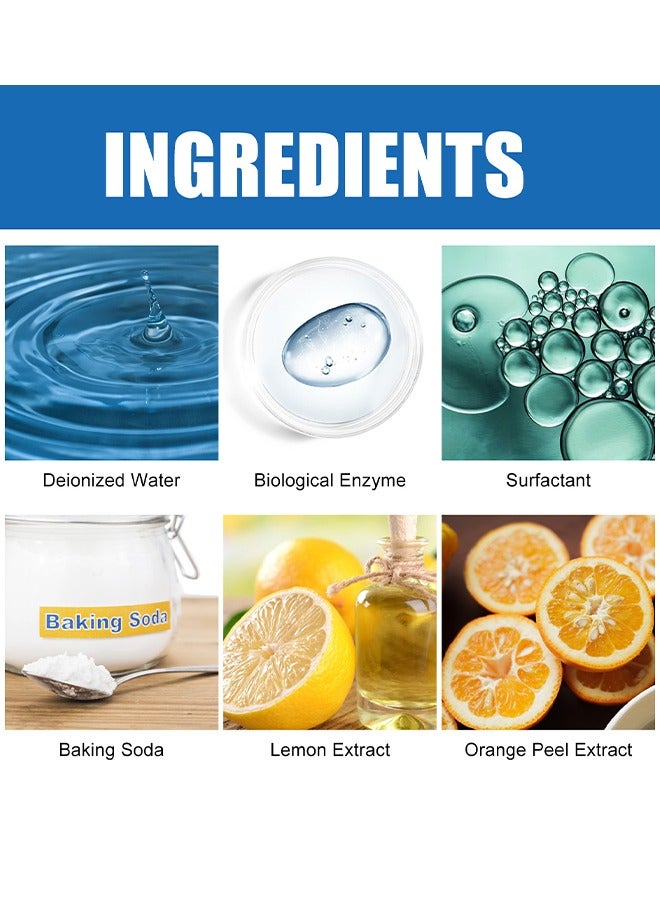 Jaysuing Refrigerator Deodorizing Cleaner, Deep Cleans Stubborn Dirt And Dilute Odor Refrigerator Cleaner 120ML - Image 3