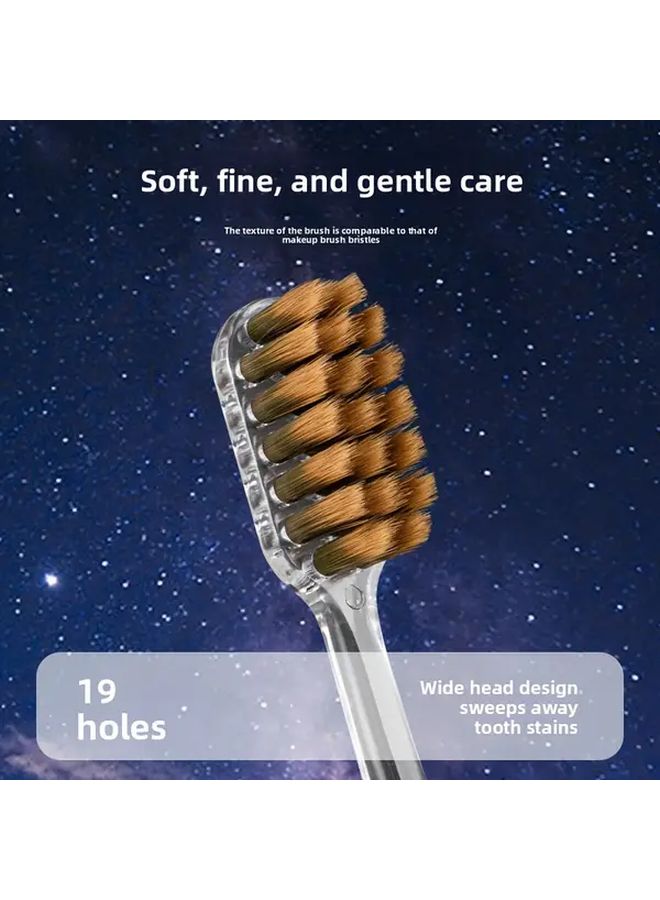 Luxury Dental Care Gift Box Set with Super Soft Microfiber Folding Toothbrush Travel Oral Hygiene - Image 4
