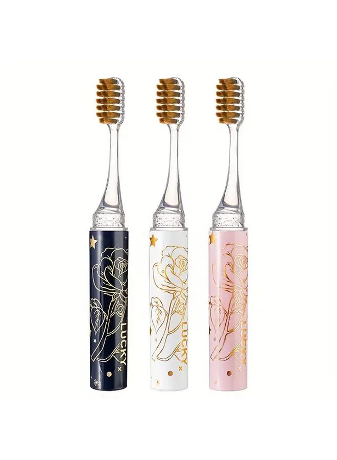 Luxury Dental Care Gift Box Set with Super Soft Microfiber Folding Toothbrush Travel Oral Hygiene - Image 5