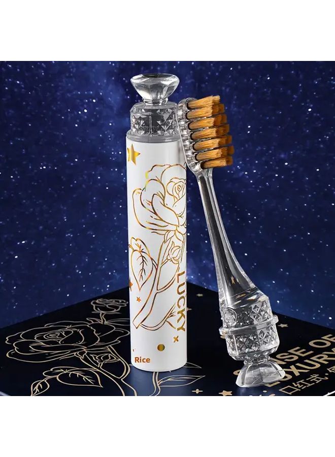 Luxury Dental Care Gift Box Set with Super Soft Microfiber Folding Toothbrush Travel Oral Hygiene - Image 3