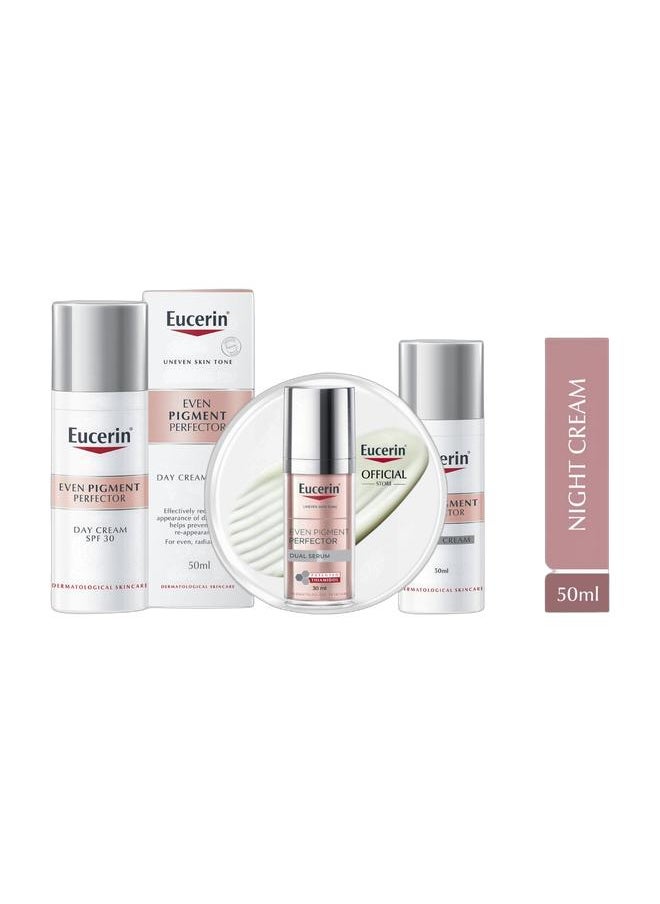 Eucerin Complete Pigment Correction Skincare Trio – Even Pigment Perfector Dual Serum 30ml, Face Day Cream 50ml & Face Night Cream 50ml – 24-Hour Pigment Spot Reduction & Skin Brightening for All Skin Types  - Image 1