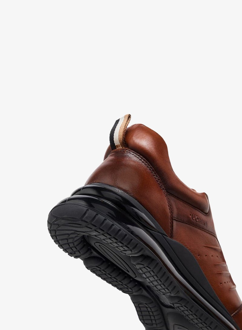 DUCHINI Men's Panelled Lace-Up Loafers - Image 5