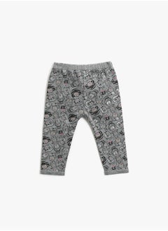 KOTON Printed Medium Rise Jogger Sweatpants  - Image 2