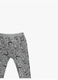 KOTON Printed Medium Rise Jogger Sweatpants  - Image 3